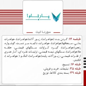 فروش برند آماده طلا و جواهرات پارثاوا